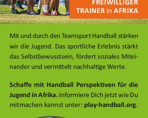 Ehemaliger Bundesligaspielerinnen unterstützen PLAY HANDBALL in Südafrika