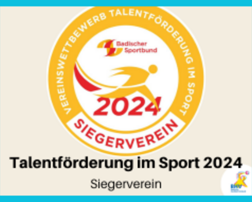 Vereinswettbewerb Talentförderung im Sport 2024