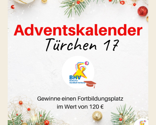 Türchen 17 - BHV Adventskalender