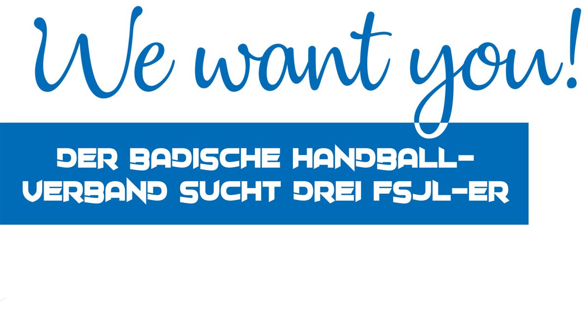 BHV - Badischer Handball-Verband: Dein Freiwilliges Soziales Jahr Beim BHV