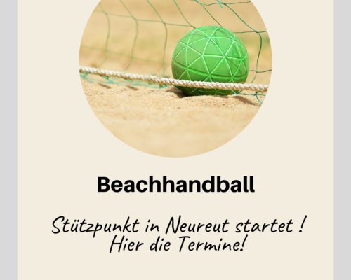 Beachhandball-Stützpunkt in Neureut startet 