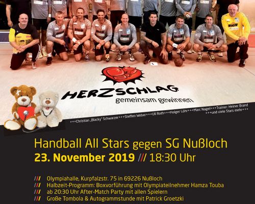 Badischer Handball-Verband veranstaltet mit Herzschlag e.V. Benefizhandballspiel für Kinderhospiz